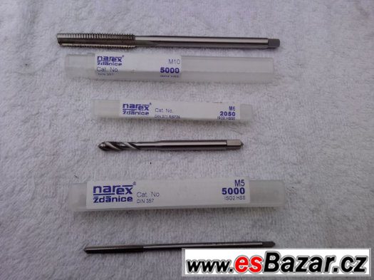 Závitníky NAREX M5, M6, M10 – fotografie 1