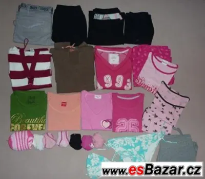 Balík oblečení na slečnu 14 let - vel.164