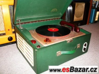 Gramofon Supraphon, 33, 45, 68 ot/min.