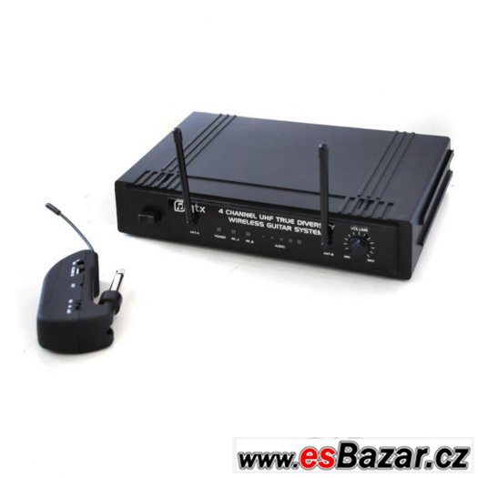 Kytarový bezdrátový systém Skytronic - qtx 4 channel UHF – fotografie 1