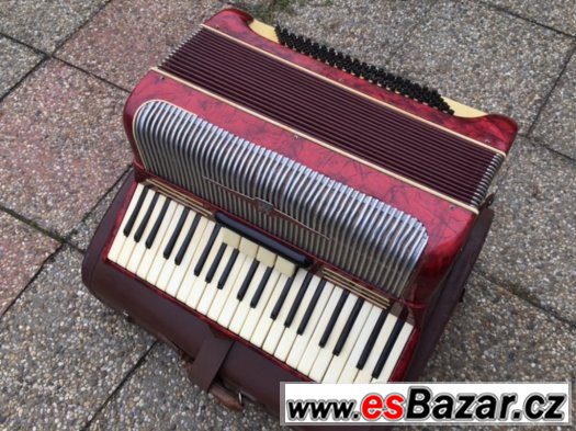 Prodám klávesovou harmoniku - akordeon Lignatone 90 basů. – fotografie 1