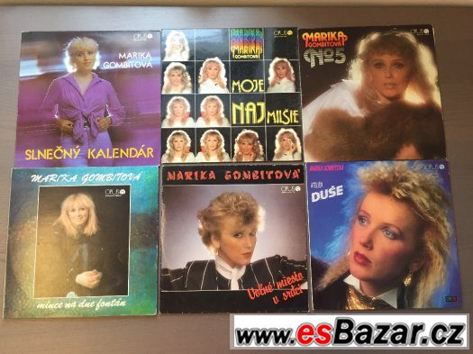 6x Marika Gombitová - Vinylové desky LP - TOP STAV – fotografie 1