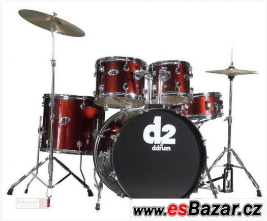 Bicí souprava ddrum, činely Meinl – fotografie 1