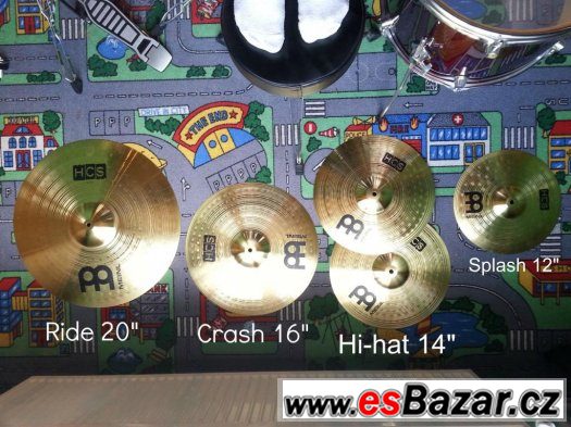 Bicí souprava ddrum, činely Meinl – fotografie 3