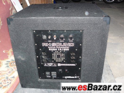 RH Sound RHBA 15/400 aktivní sub – fotografie 2