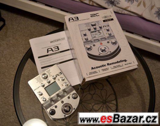 Prodám multiefekt pro akustickou kytaru ZOOM A-3 – fotografie 3