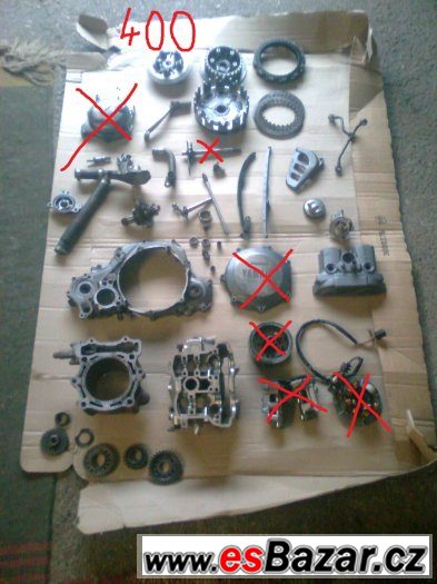 DILY NA MOTOR yamaha yz a wr 400f 99-02 – fotografie 1