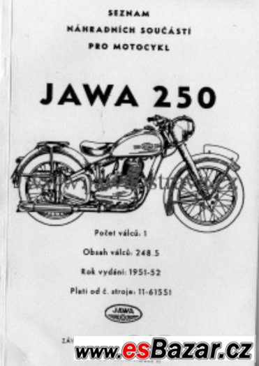 Brožury k Československým motocyklům JAWA – fotografie 4