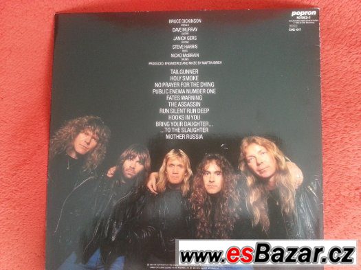 Iron Maiden - No prayer for the dying lp – fotografie 2