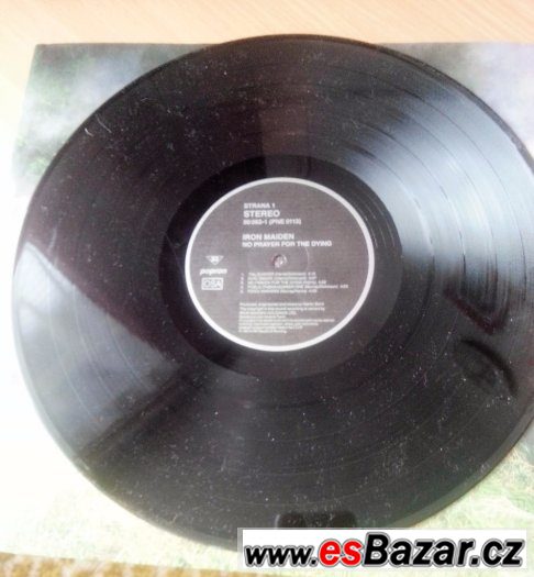 Iron Maiden - No prayer for the dying lp – fotografie 5