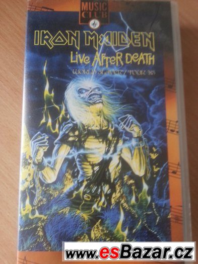 Iron Maiden live after death vhs – fotografie 1