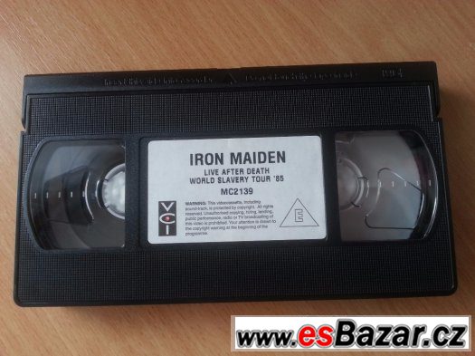 Iron Maiden live after death vhs – fotografie 3