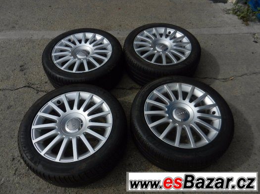 Alu Kola originál AUDI rozteč 5x112 8Jx17H2 ET48 – fotografie 4