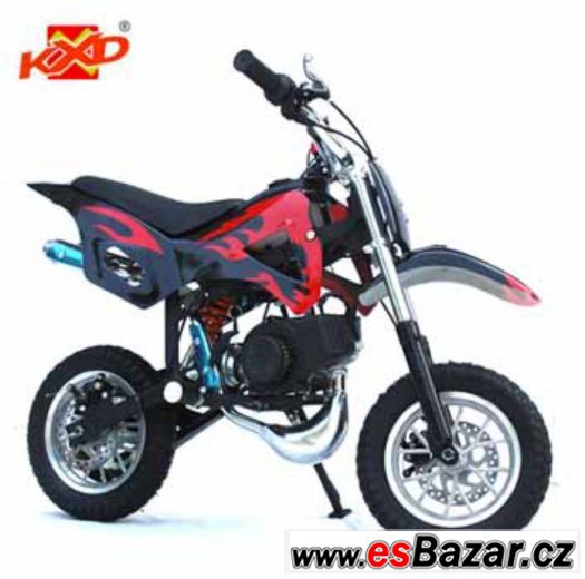 Minicross 3 zelený 49ccm pro děti, nový, zabalený – fotografie 2