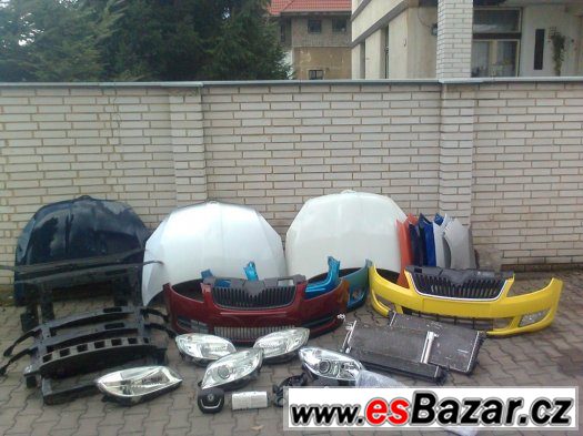 Skoda Fabia 2 Roomster Dily Predek Airbagova sada Chladice – fotografie 1