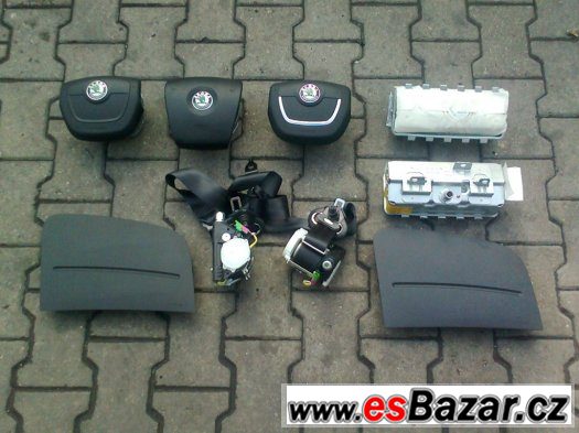 Skoda Fabia 2 Roomster Airbagova Sada Airbagy Pasy Volant – fotografie 4