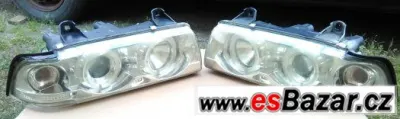 BMW e36 - Přední světla Angel eyes provedení Chrom