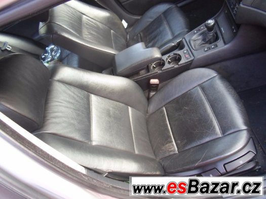 BMW e46 sedan - Černý kožený interiér – fotografie 2