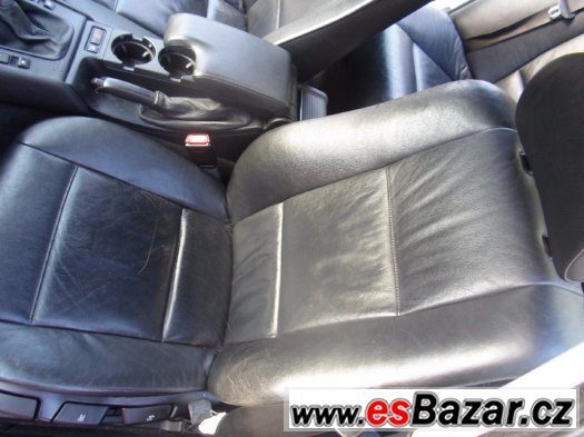 BMW e46 sedan - Černý kožený interiér – fotografie 3