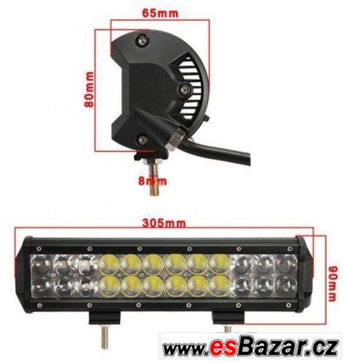 LED rampa s čipy OSRAM o výkonu 120W a délce pouze 12" – fotografie 5