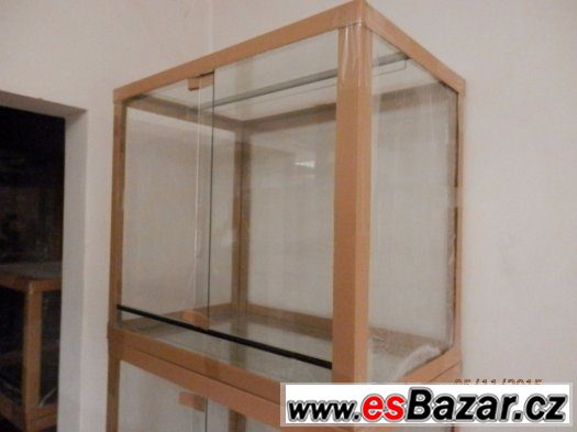 NOVÉ TERÁRIUM 80x 50x 70 cm, zabalené a připravené k transpo – fotografie 1