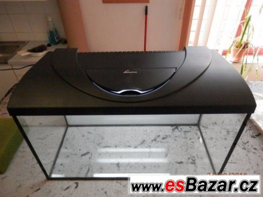 Prodám nové akvárium 130 litrů 80 x 35 x 45 cm, sklo 8 mm, – fotografie 2