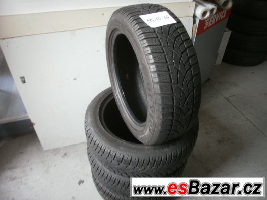 Prodám 4 x zimní pneu Dunlop 195/55-16 – fotografie 1