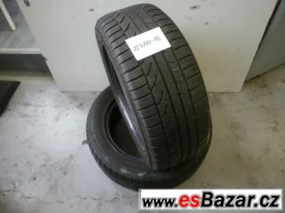 Prodám 2 x zimní pneu Continetal 225/55-16