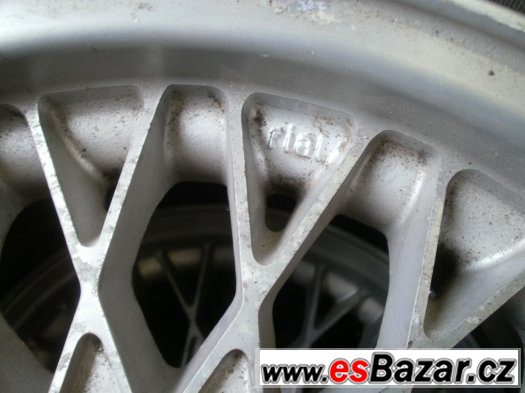 Prodám retro alu kola Alfa Romeo,Lancia s pneu – fotografie 4