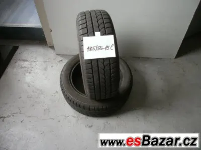 Prodám 2 x zimní pneu Continetal 185/55-15 C