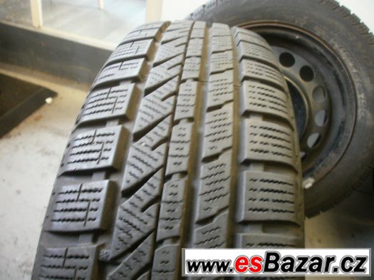 Zimní sada Opel,Suzuki s pneu 155/65-14 stav 80% – fotografie 3