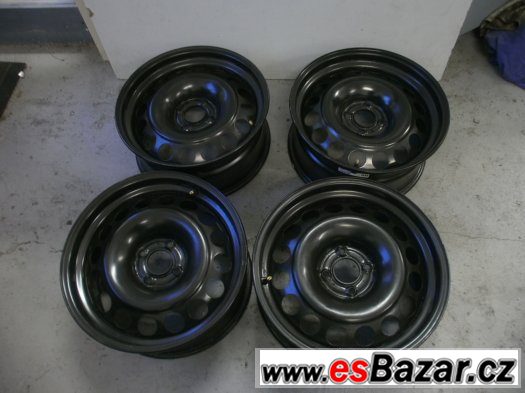 Prodám 4 x ocel.disk Peugeot, Citroen 7 1/2 x 17 et 29 – fotografie 1