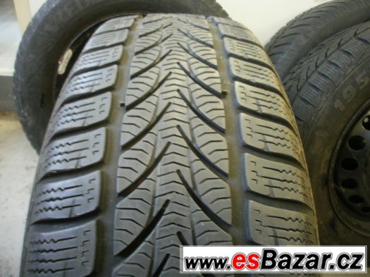 Prodám zimní sadu Škoda Octavia II,VW,Seat pneu 195/65-15 – fotografie 3