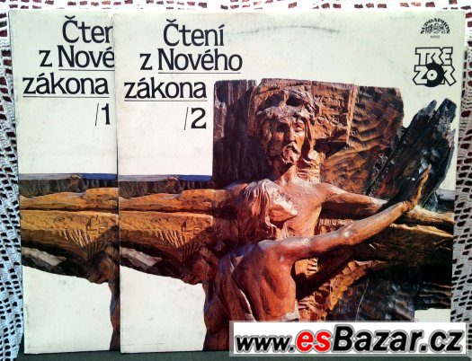 3x LP gramodeska: ČTENÍ ze STARÉHO a NOVÉHO ZÁKONA (Bible) – fotografie 3