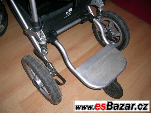 Kočárek EasyWalker Qtro černý trojkombinace – fotografie 2