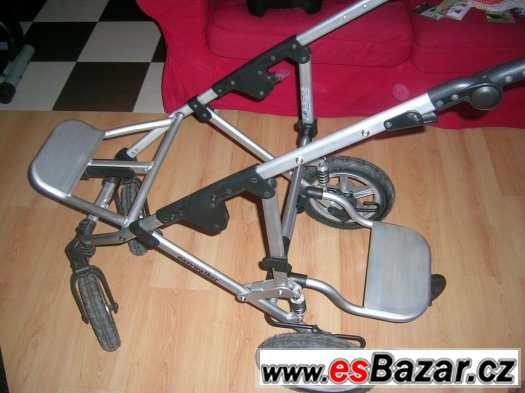 Kočárek EasyWalker Qtro černý trojkombinace – fotografie 5