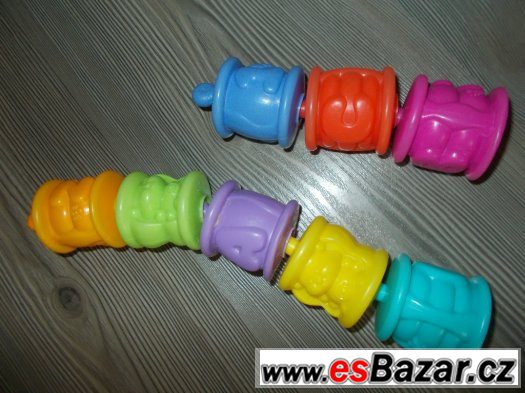 Napojovací barevné válečky/plast/ – fotografie 2