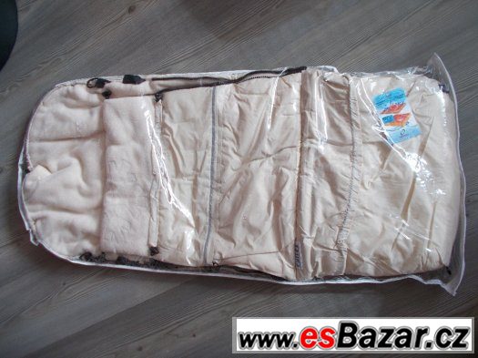 Fusak Emitex 3v1 zimní béžová barva – fotografie 1