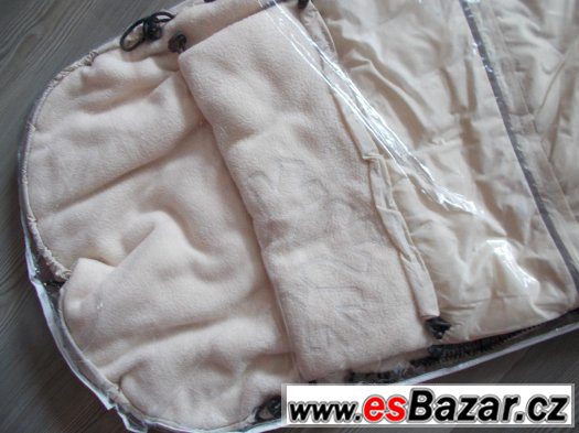 Fusak Emitex 3v1 zimní béžová barva – fotografie 2