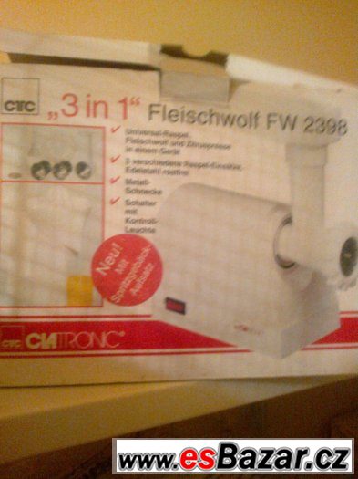 Mlýnek na maso Ciatronic FW2398 – fotografie 1