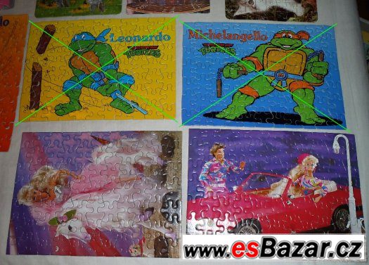 Puzzle 160 dílků JÁGR + 120 dílků PRAHA + další puzzle – fotografie 5