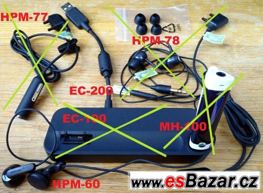 Sony Ericsson orig. NOVÁ sluchátka - handsfree – fotografie 1