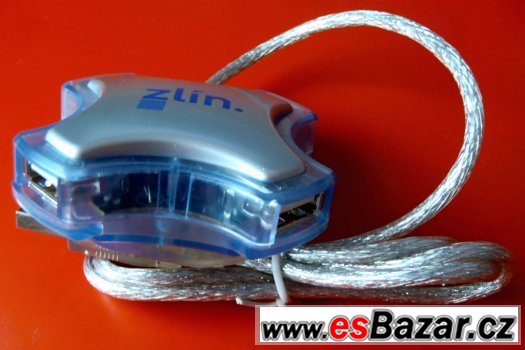 USB rozbočovač 4 porty do jednoho - USB port hub ----NOVÝ--- – fotografie 2