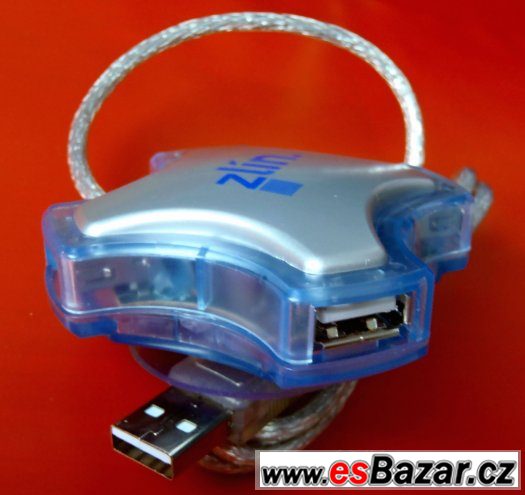 USB rozbočovač 4 porty do jednoho - USB port hub ----NOVÝ--- – fotografie 3
