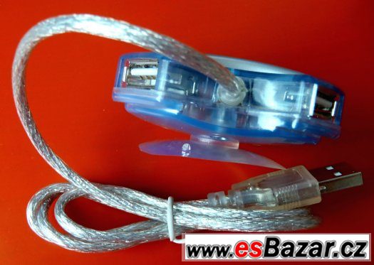 USB rozbočovač 4 porty do jednoho - USB port hub ----NOVÝ--- – fotografie 5