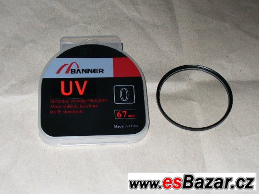 Prodám UV filtr 67 mm – fotografie 1