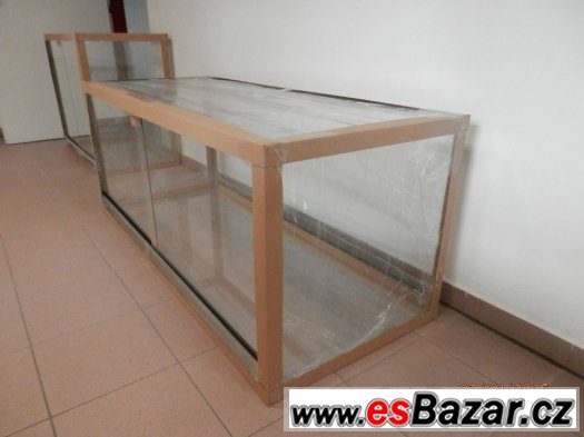 NOVÉ TERÁRIUM 200x 60x 60 cm, zabalené a připravené k transp – fotografie 3