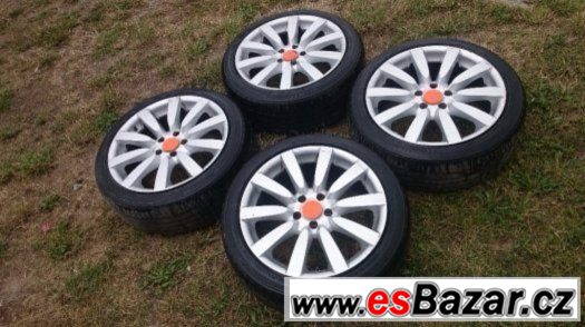 Alu. Kola 5x112 R18 pneumatiky 225/45 R18 – fotografie 1