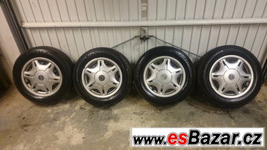 Disky 4x100 R14, zimní pneu 175/70 R14 – fotografie 1