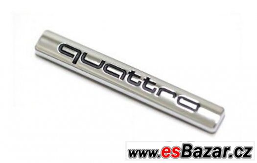 Audi Quattro loga sada 2ks – fotografie 1